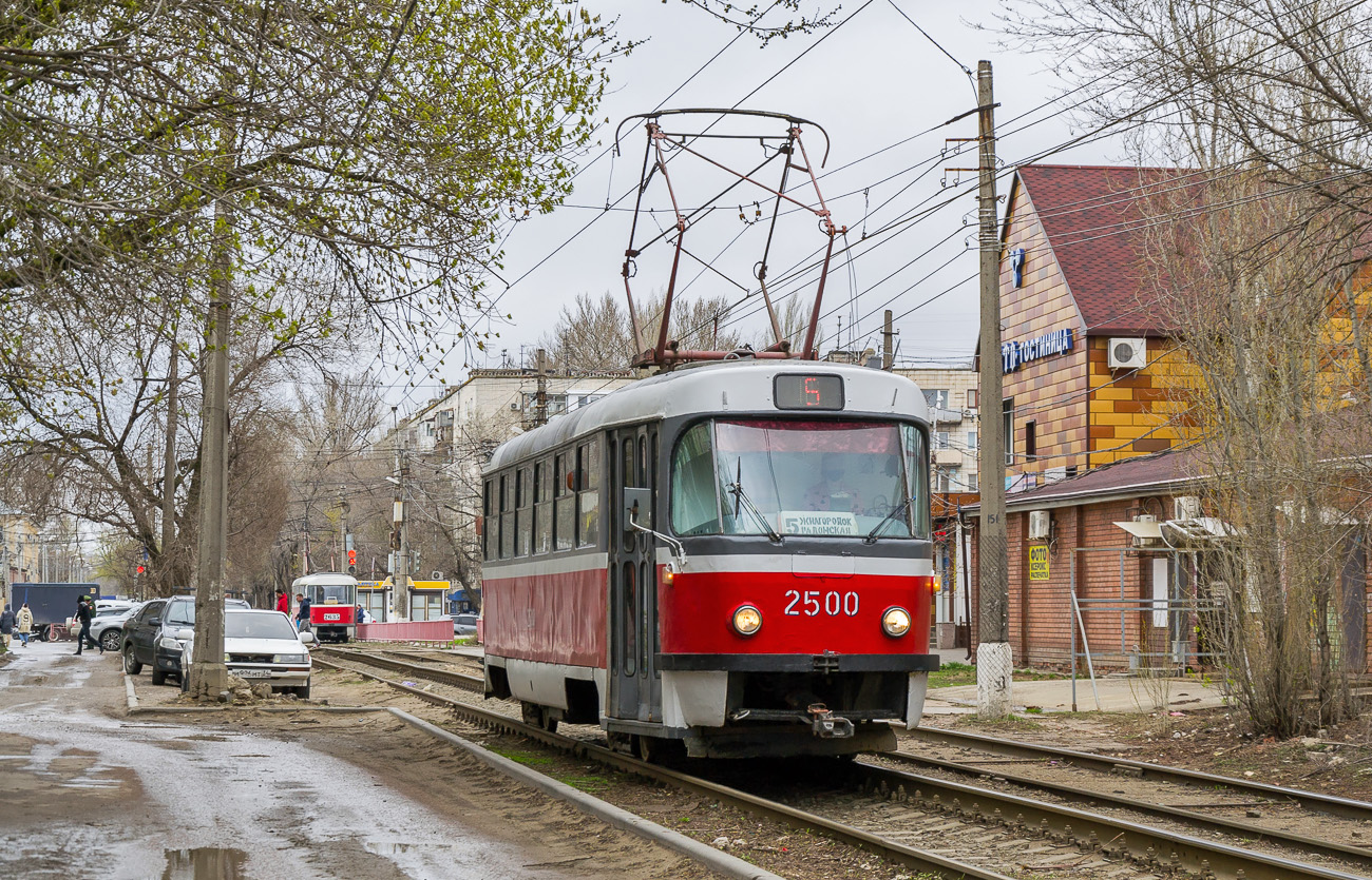 Волгоград, Tatra T3SU (двухдверная) № 2500