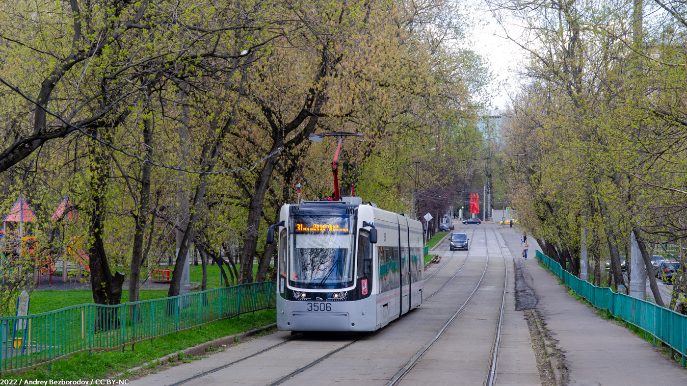 Москва, 71-414 (Pesa Fokstrot) № 3506 Москва, 71-414 (Pesa Fokstrot) № 3506
