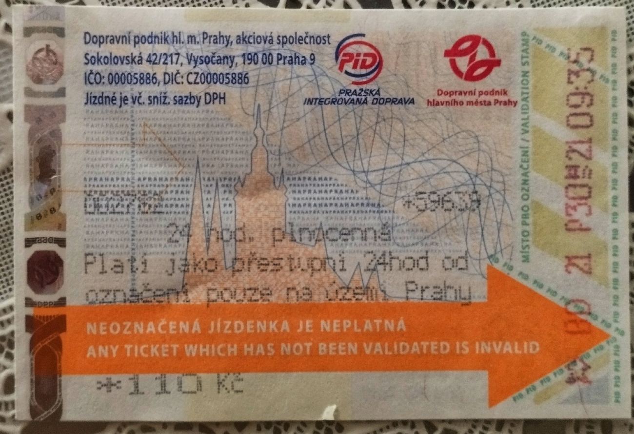Прага — Проездные документы