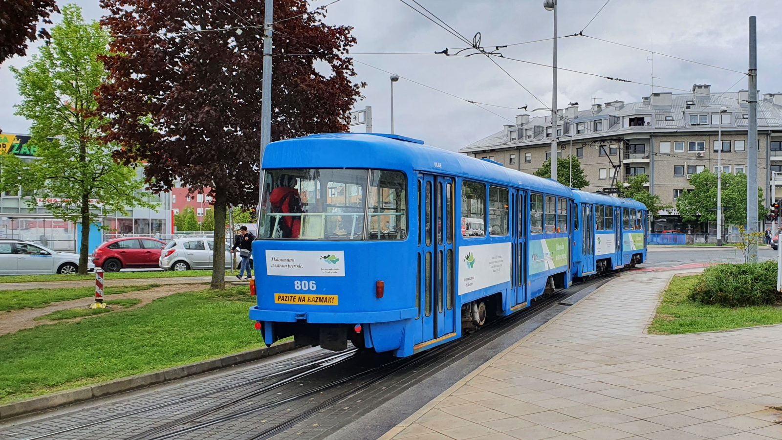 Zagreb, Tatra B4YU Nr. 806