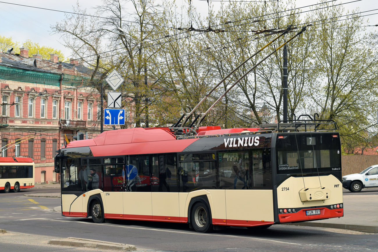 Вильнюс, Solaris Trollino IV 12 Škoda № 2754