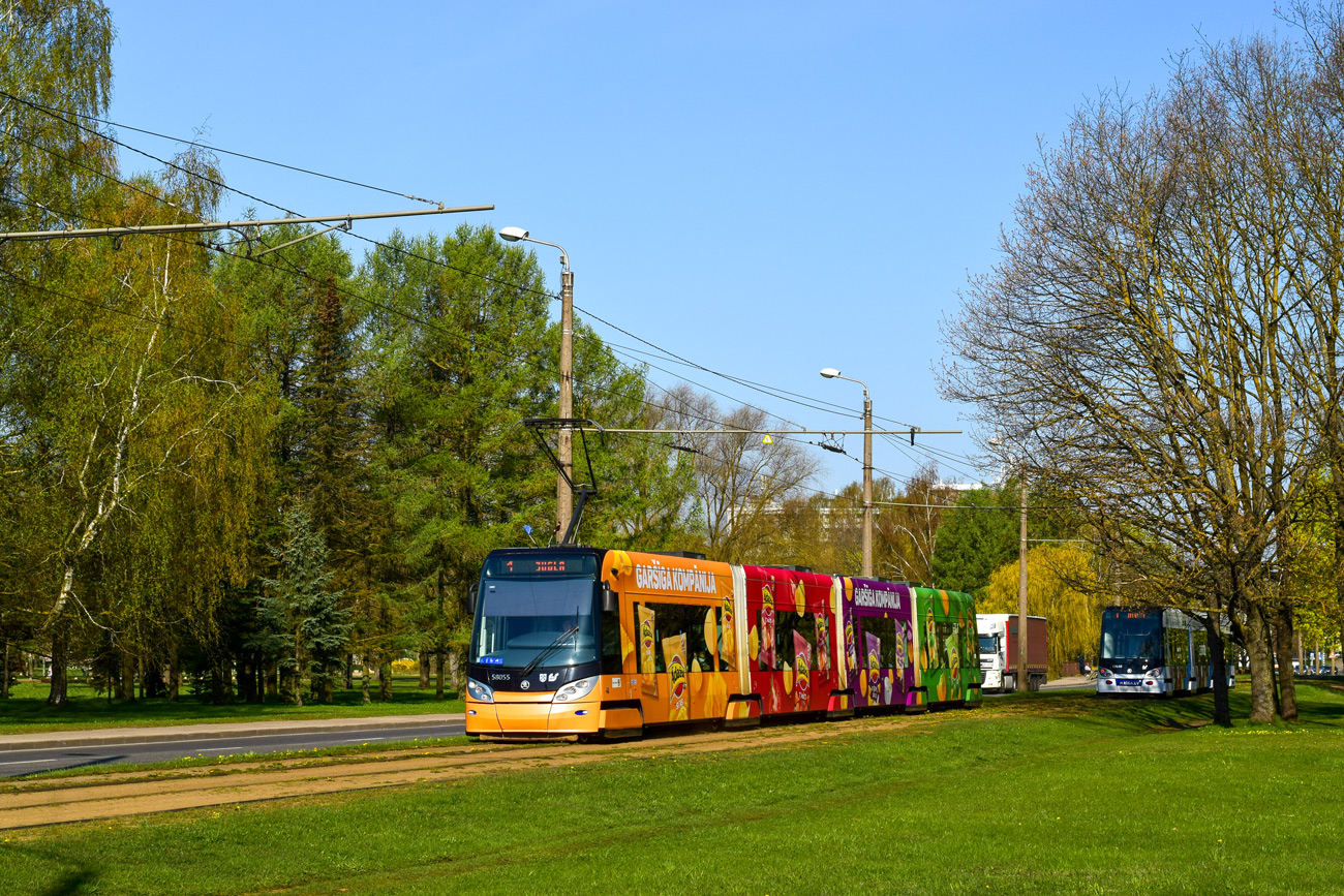 Рига, Škoda 15T1 ForCity Alfa Riga № 58055