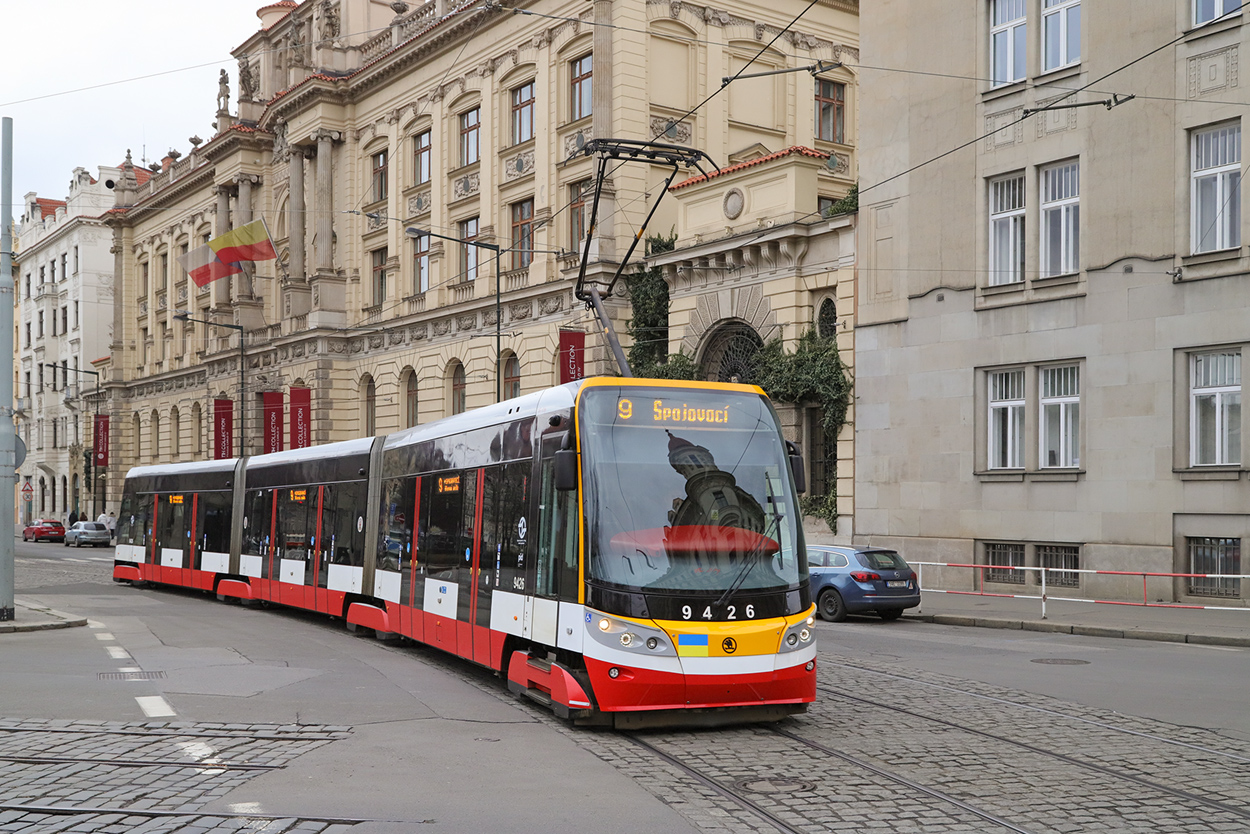 Прага, Škoda 15T7 ForCity Alfa Praha № 9426 Прага, Škoda 15T7 ForCity Alfa Praha № 9426