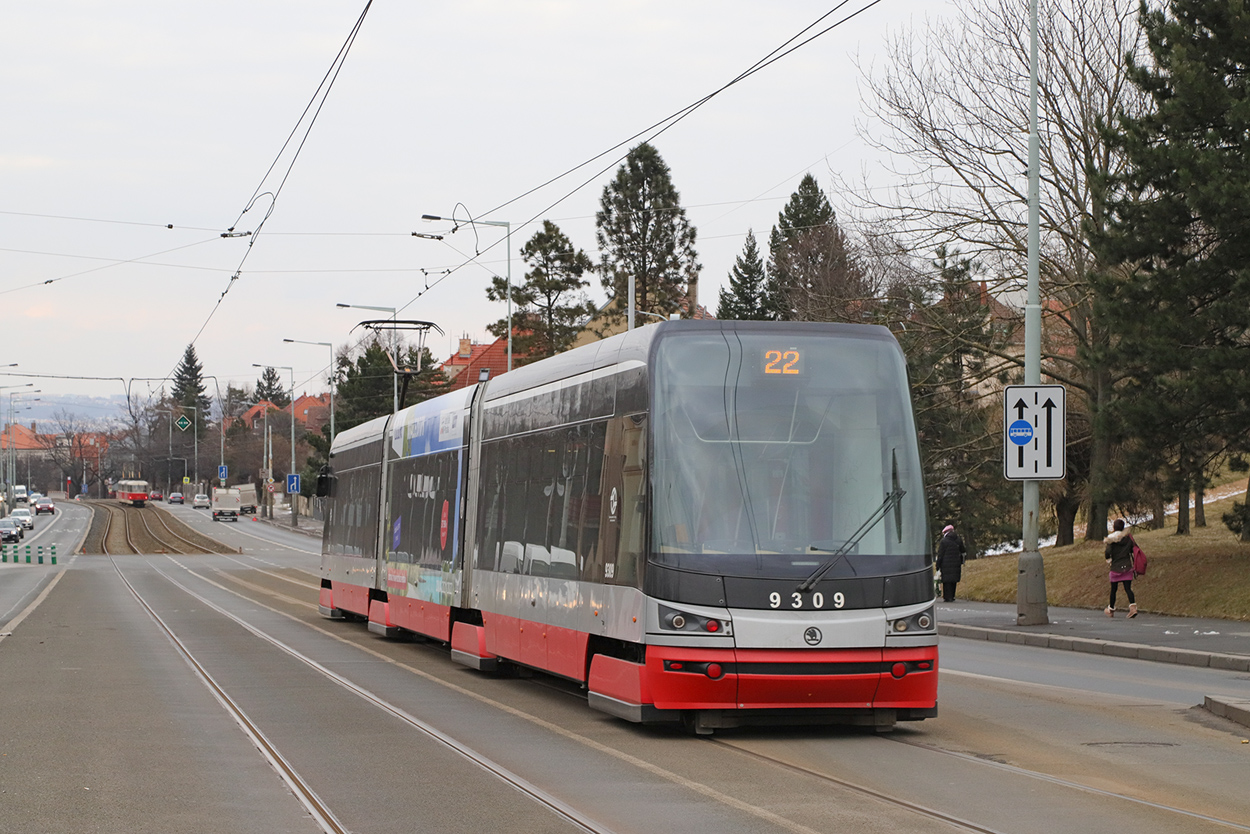 Прага, Škoda 15T3 ForCity Alfa Praha № 9309