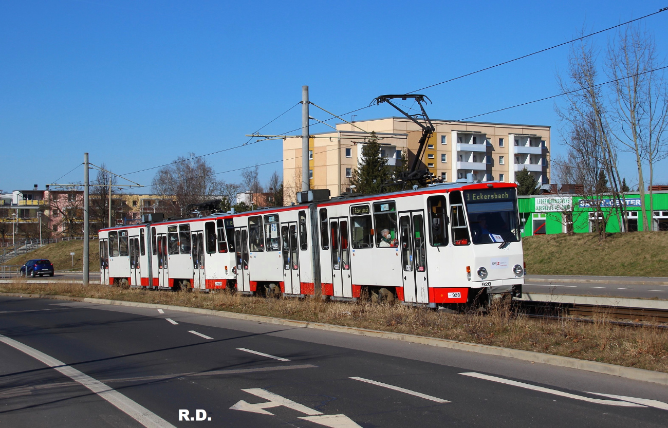 Цвиккау, Tatra KT4DMC № 928