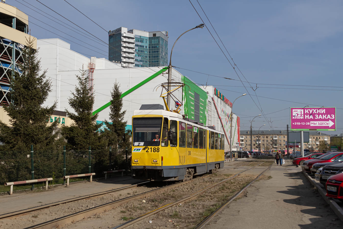 Новосибирск, Tatra KT4DM № 2188