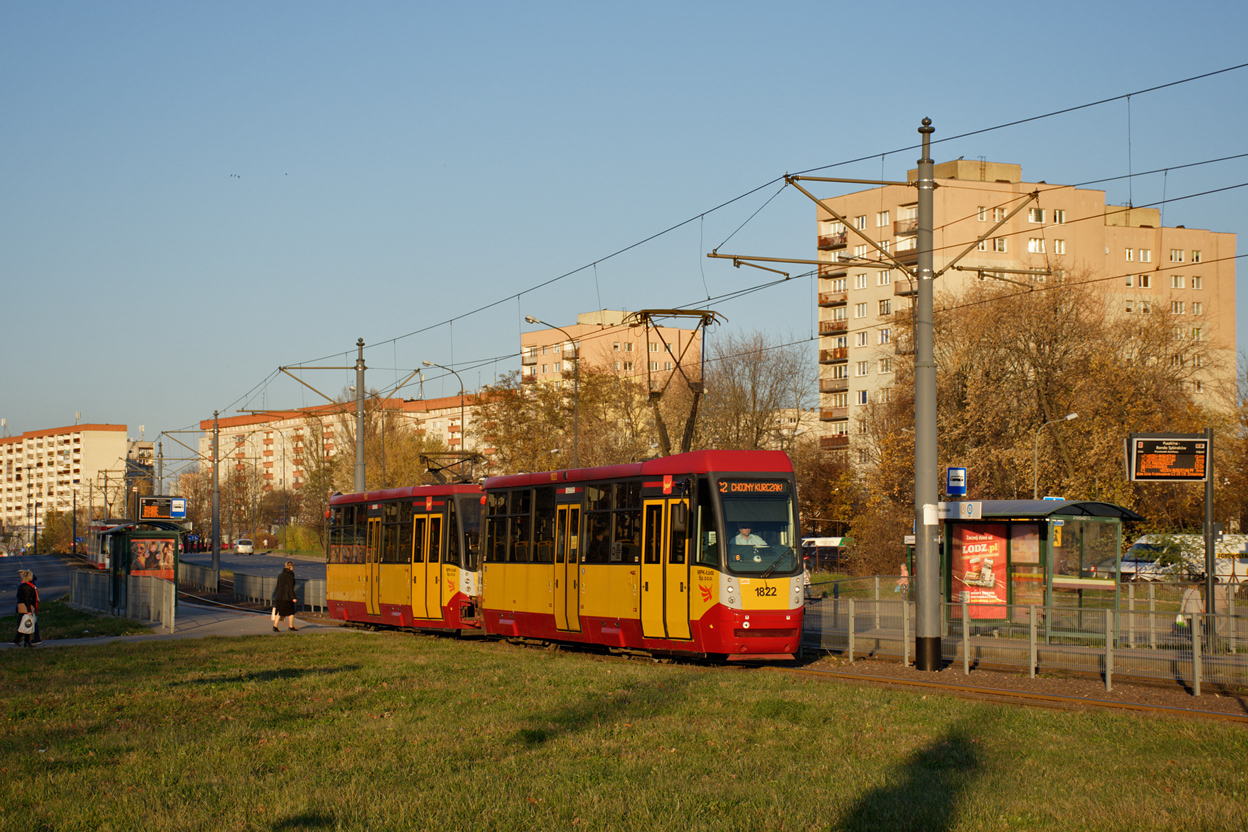 Лодзь, Konstal/MPK 805N-M14 № 1822