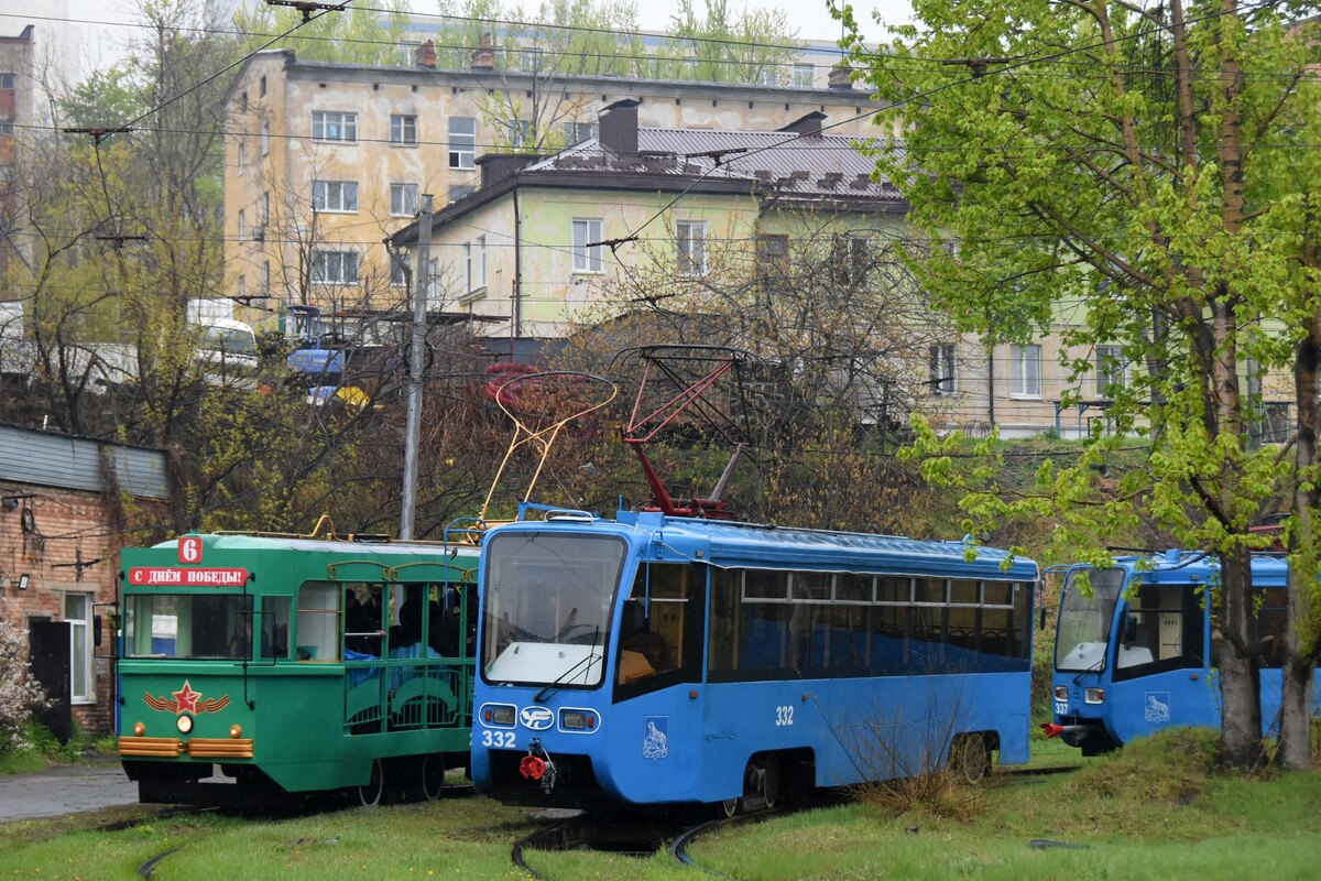 Владивосток, 71-619КС № 332; Владивосток — Ретро-вагон
