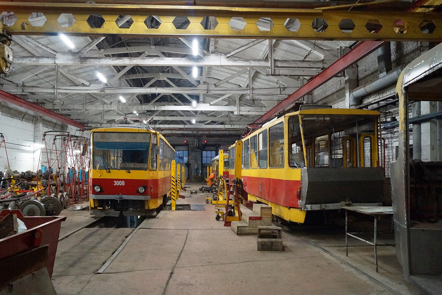 Барнаул, Tatra T6B5SU № 3008; Барнаул, Tatra T6B5SU № 3152