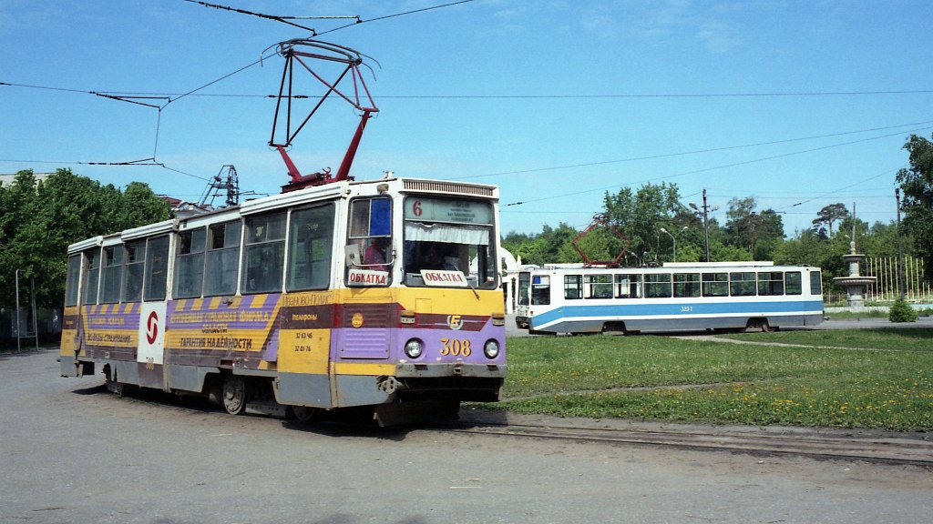 Иваново, 71-605 (КТМ-5М3) № 308; Иваново, 71-608К № 323; Иваново — Исторические фотографии