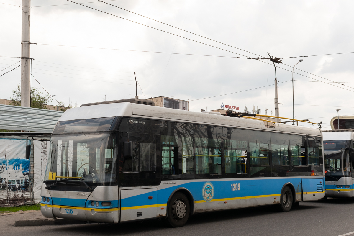 Almatî, YoungMan JNP6120GDZ (Neoplan Kazakhstan) Nr. 1205 Almatî, YoungMan JNP6120GDZ (Neoplan Kazakhstan) Nr. 1205
