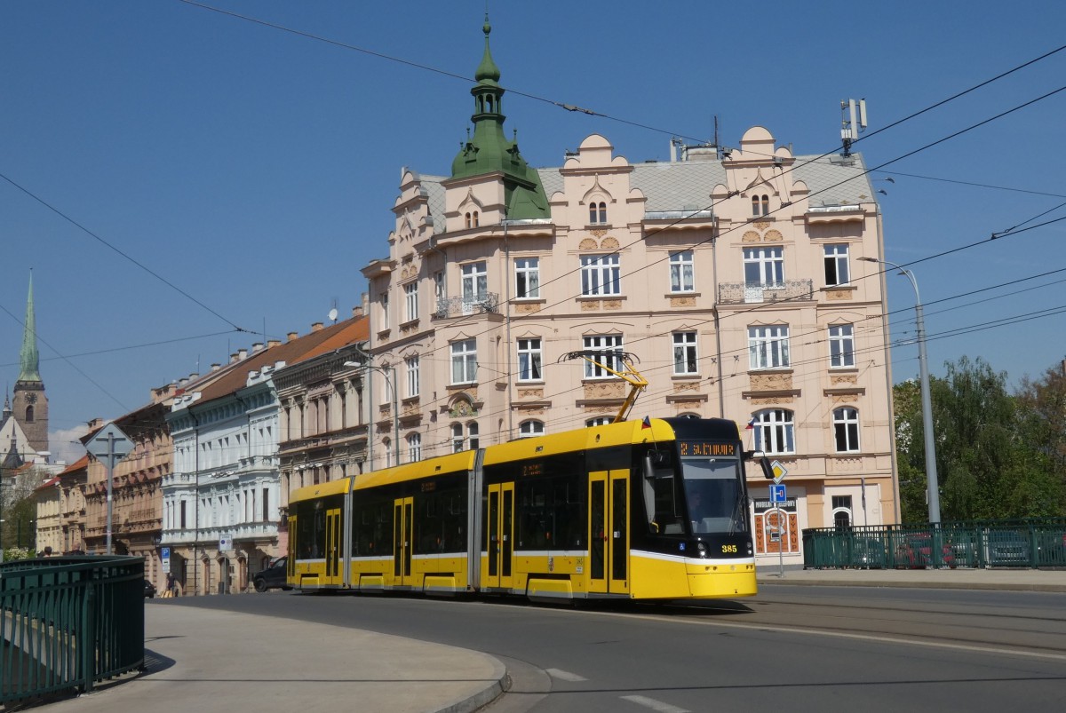 Пльзень, Škoda 40T ForCity Smart № 385