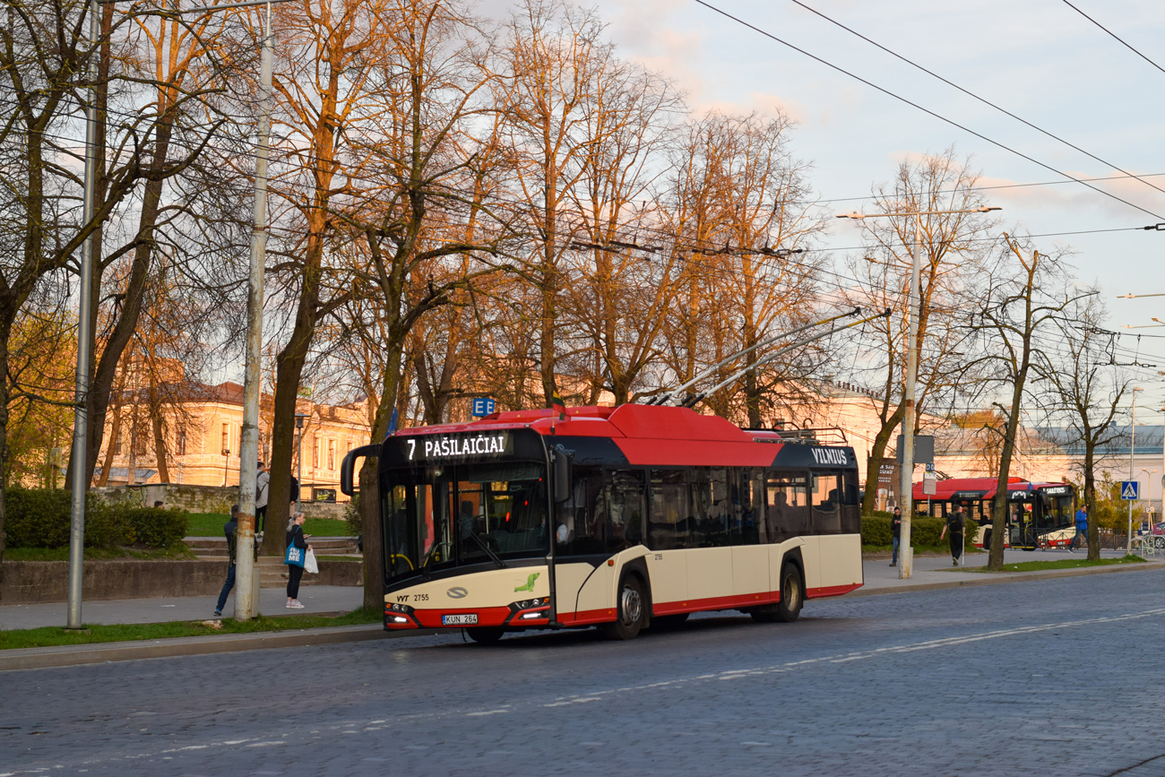 Вильнюс, Solaris Trollino IV 12 Škoda № 2755