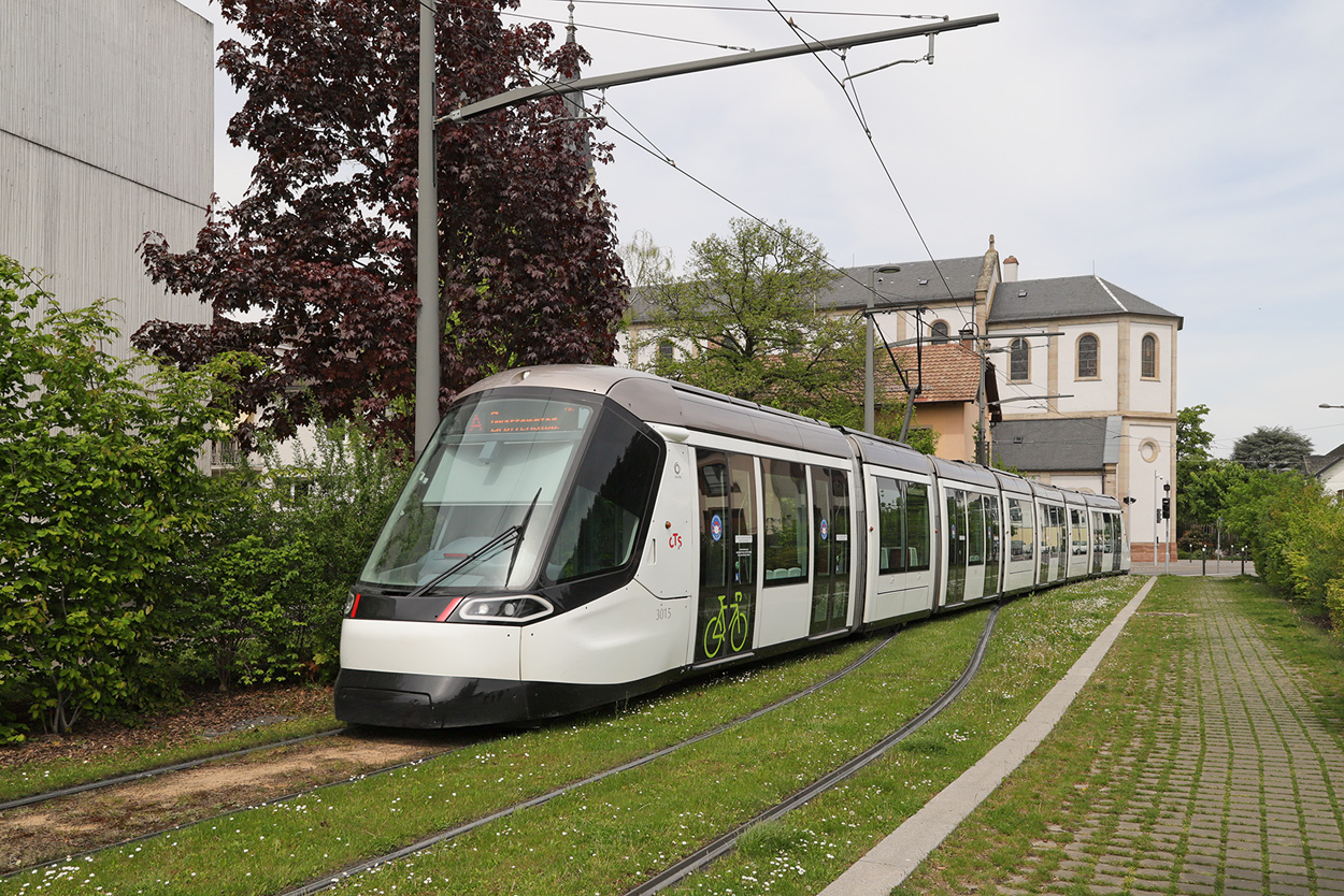 Strasbourg, Alstom Citadis 403NG N°. 3015