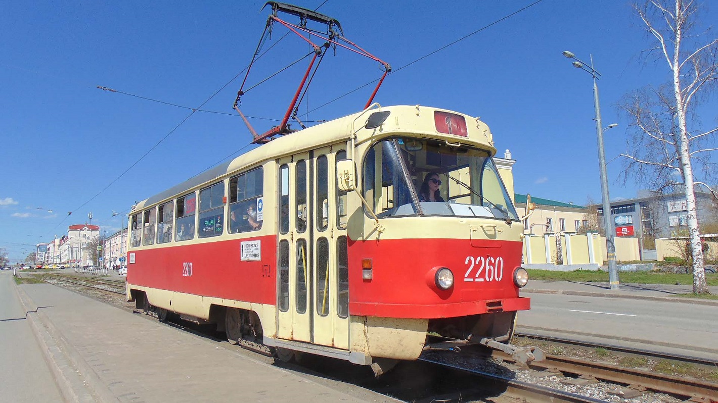 Ижевск, Tatra T3SU (двухдверная) № 2260