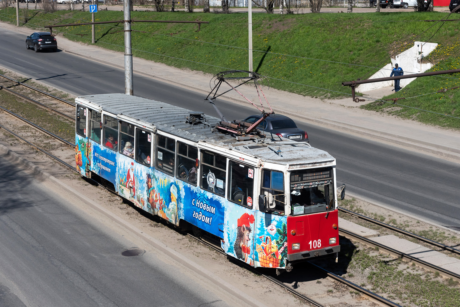 Череповец, 71-605 (КТМ-5М3) № 108