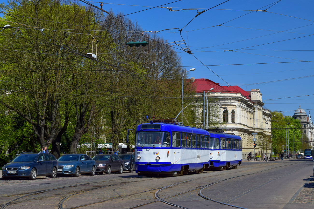Рига, Tatra T3A № 31651