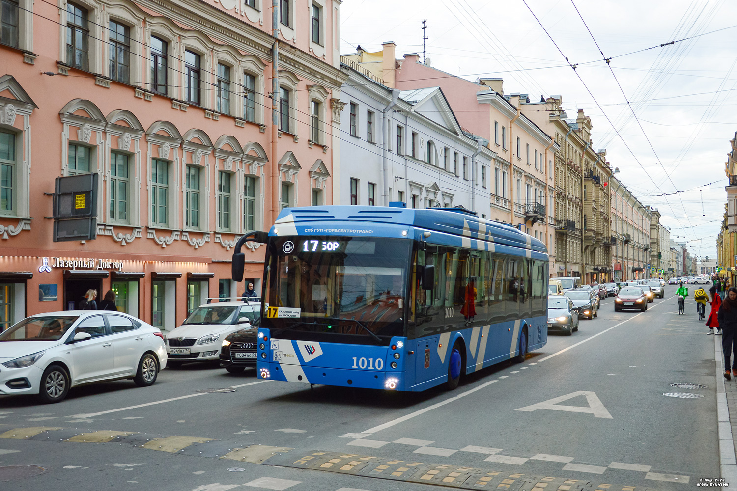 Санкт-Петербург, Тролза-5265.08 «Мегаполис» № 1010