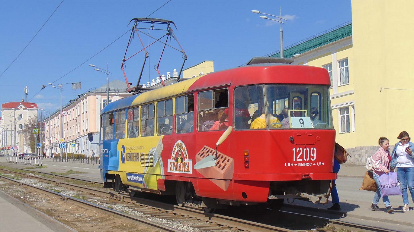 Ижевск, Tatra T3K № 1209