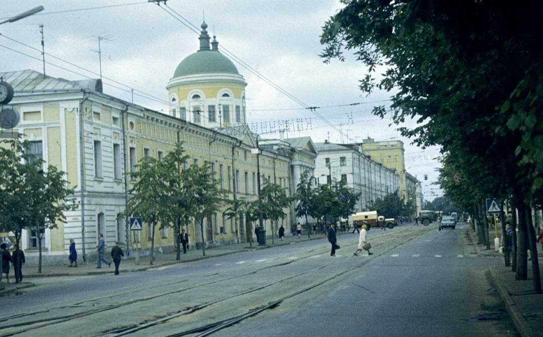Тверь — Старые фотографии (1917—1991); Тверь — Трамвайная и троллейбусная контактная сеть и инфраструктура; Тверь — Трамвайные линии: Центральный район