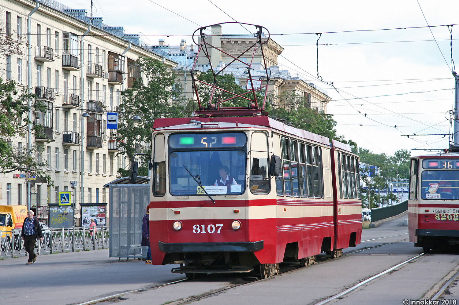 Санкт-Петербург, 71-147К (ЛВС-97К) № 8107 Санкт-Петербург, 71-147К (ЛВС-97К) № 8107