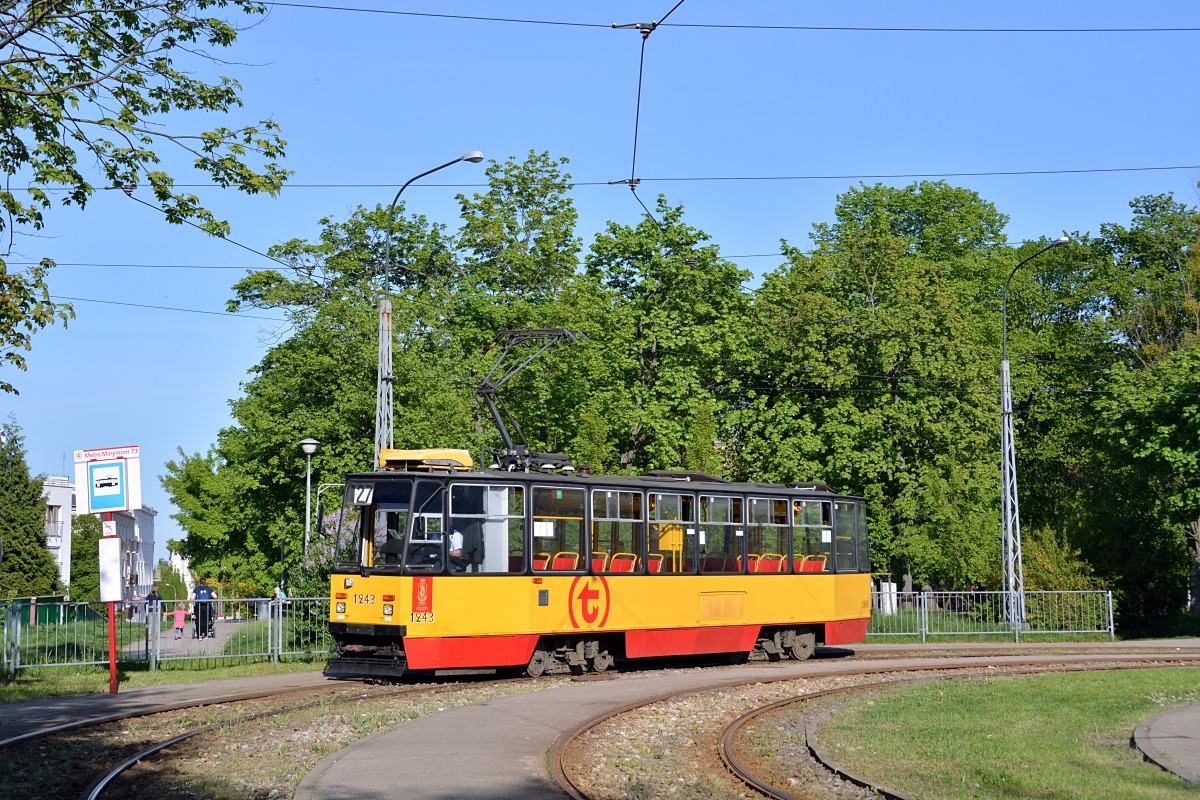 Варшава, Konstal 105Na № 1243