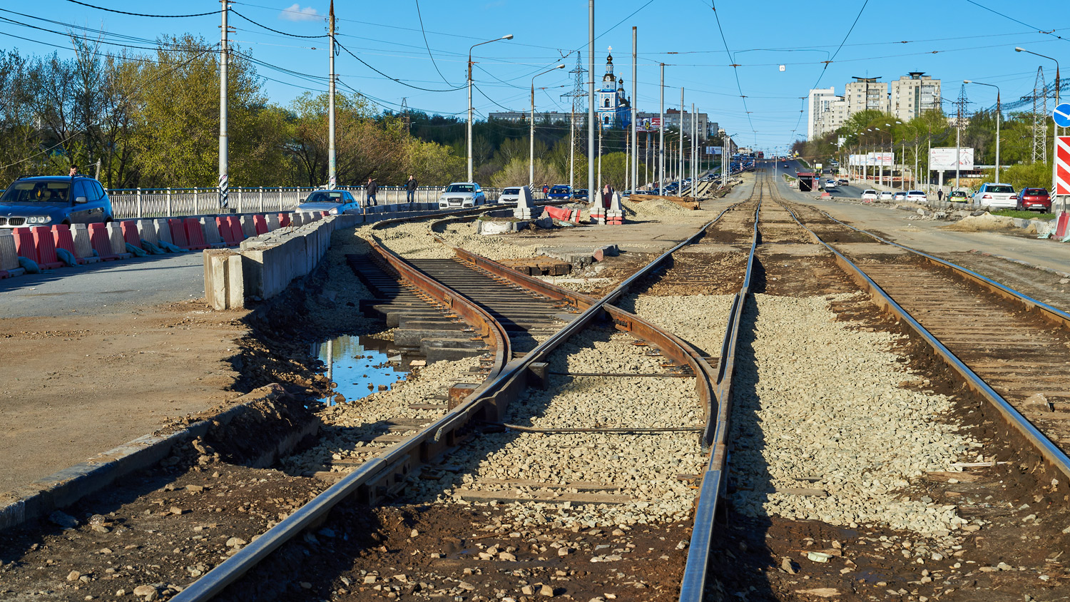 Ulyanovsk — Bridge reconstruction on the Minaev street