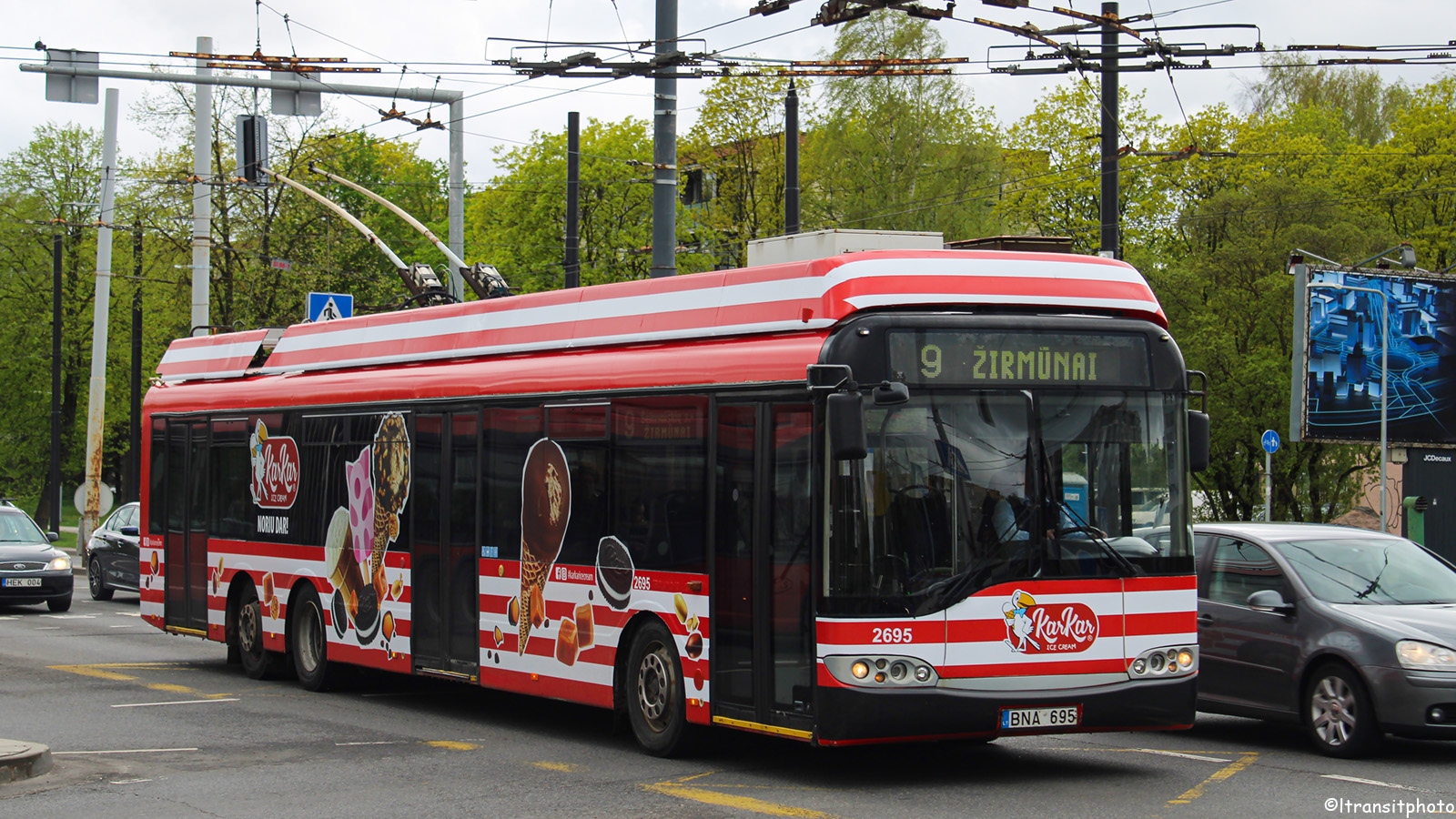 Vilnius, Solaris Trollino II 15 AC Br. 2695