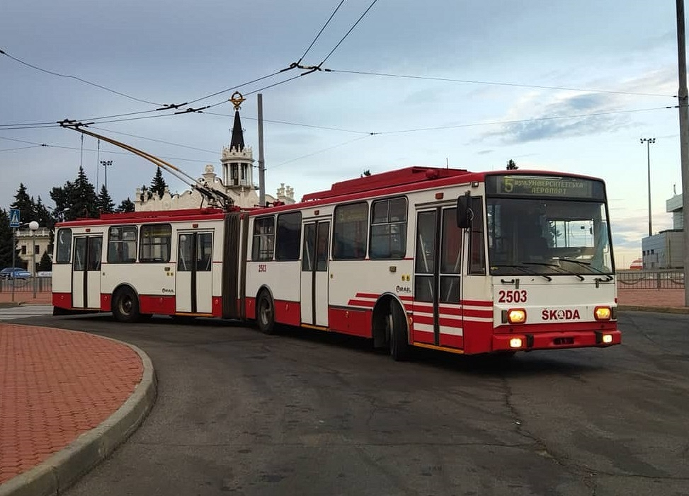 Harkova, Škoda 15Tr13/6M # 2503; Harkova — Route terminals Harkova, Škoda 15Tr13/6M # 2503; Harkova — Route terminals