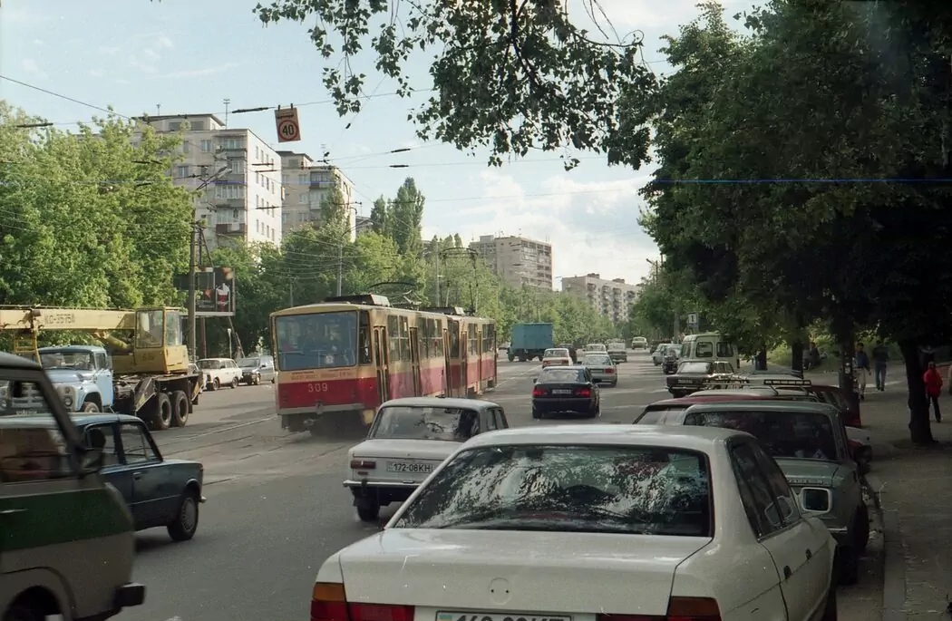 Киев, Tatra T6B5SU № 309; Киев — Исторические фотографии