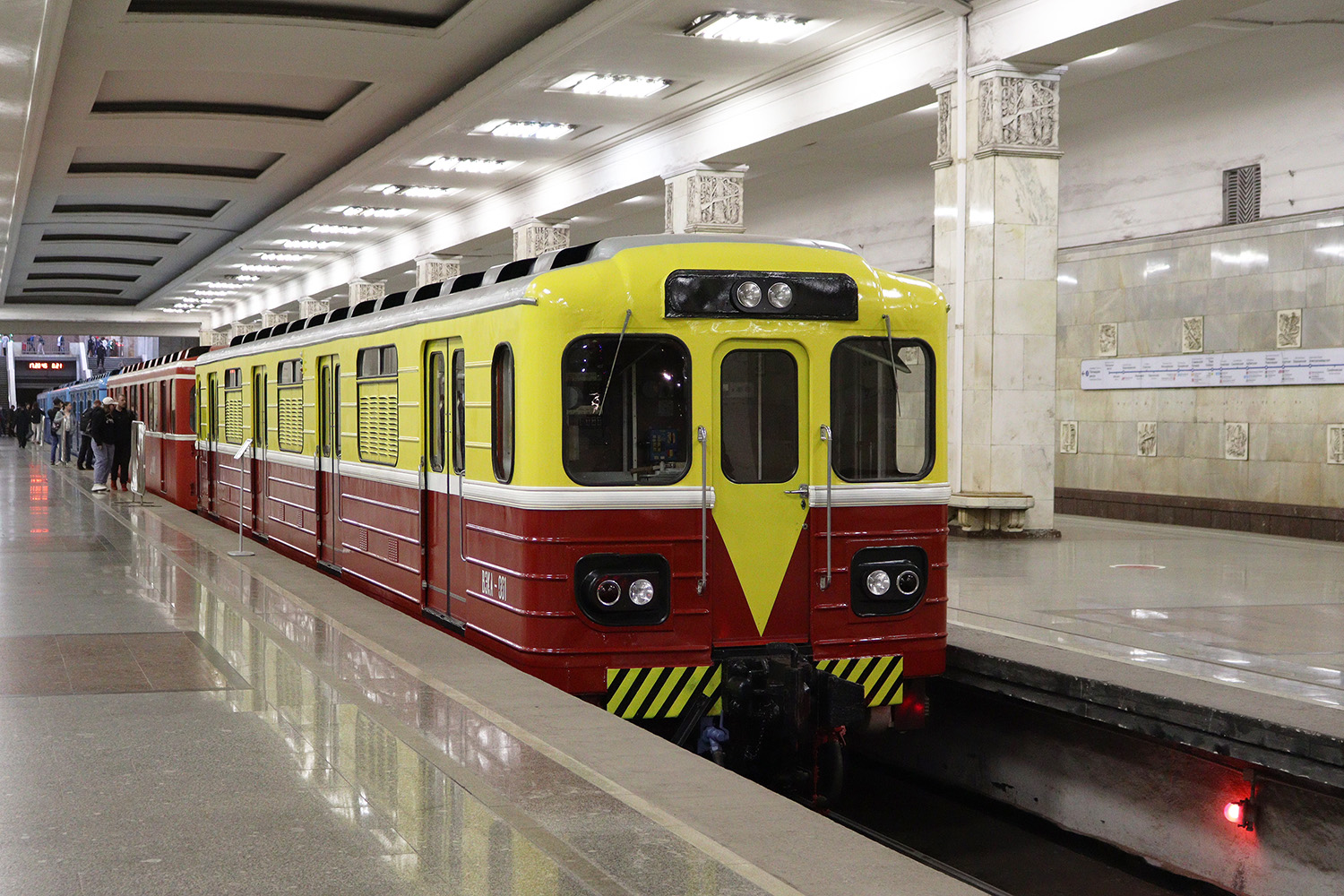 莫斯科, 81-580 # ВЭКА-001; 莫斯科 — 87 year Moscow metro anniversary Parade and exhibition of metro cars on 13/05/2022 — 16/05/2022