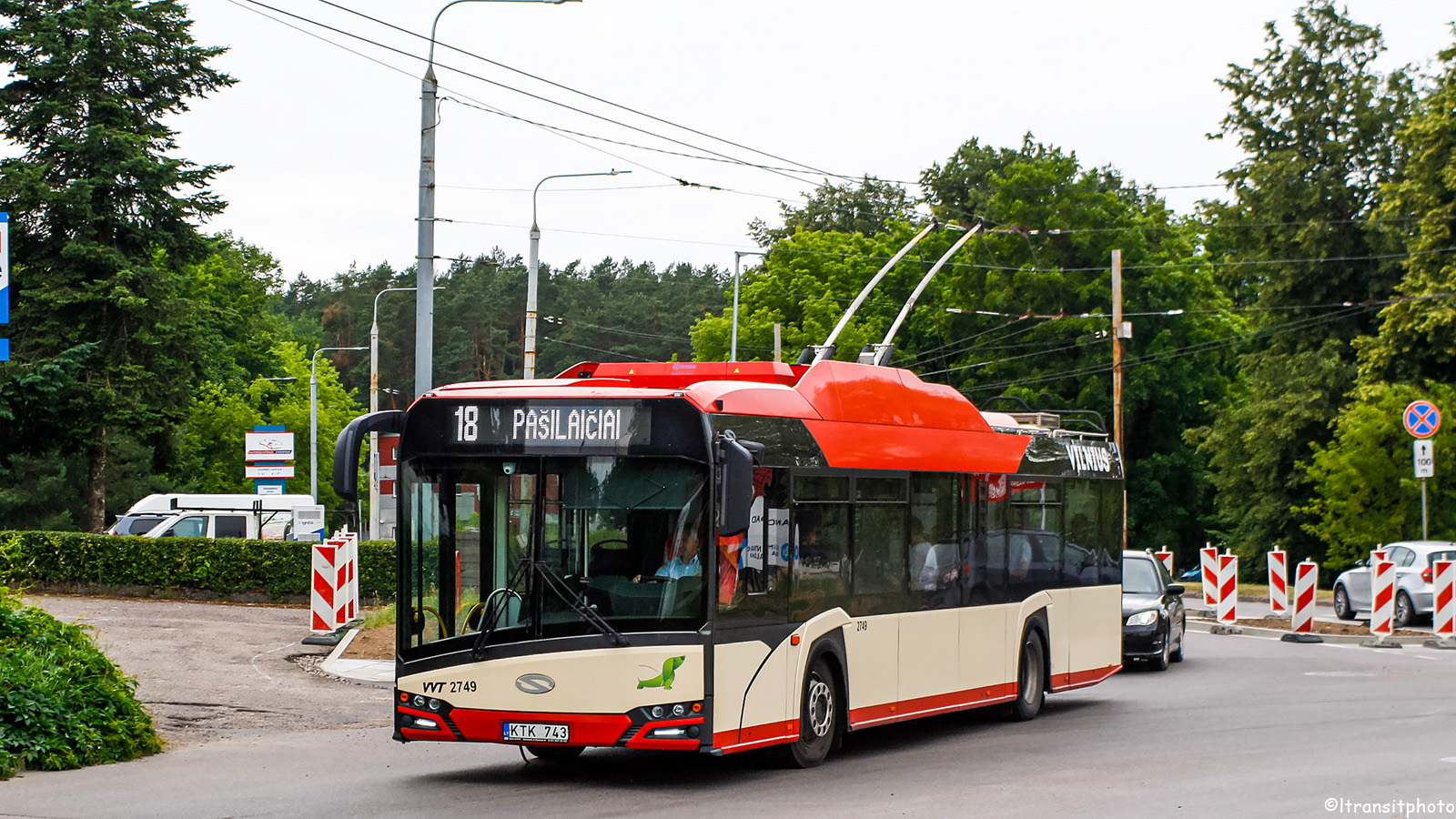 Вильнюс, Solaris Trollino IV 12 Škoda № 2749