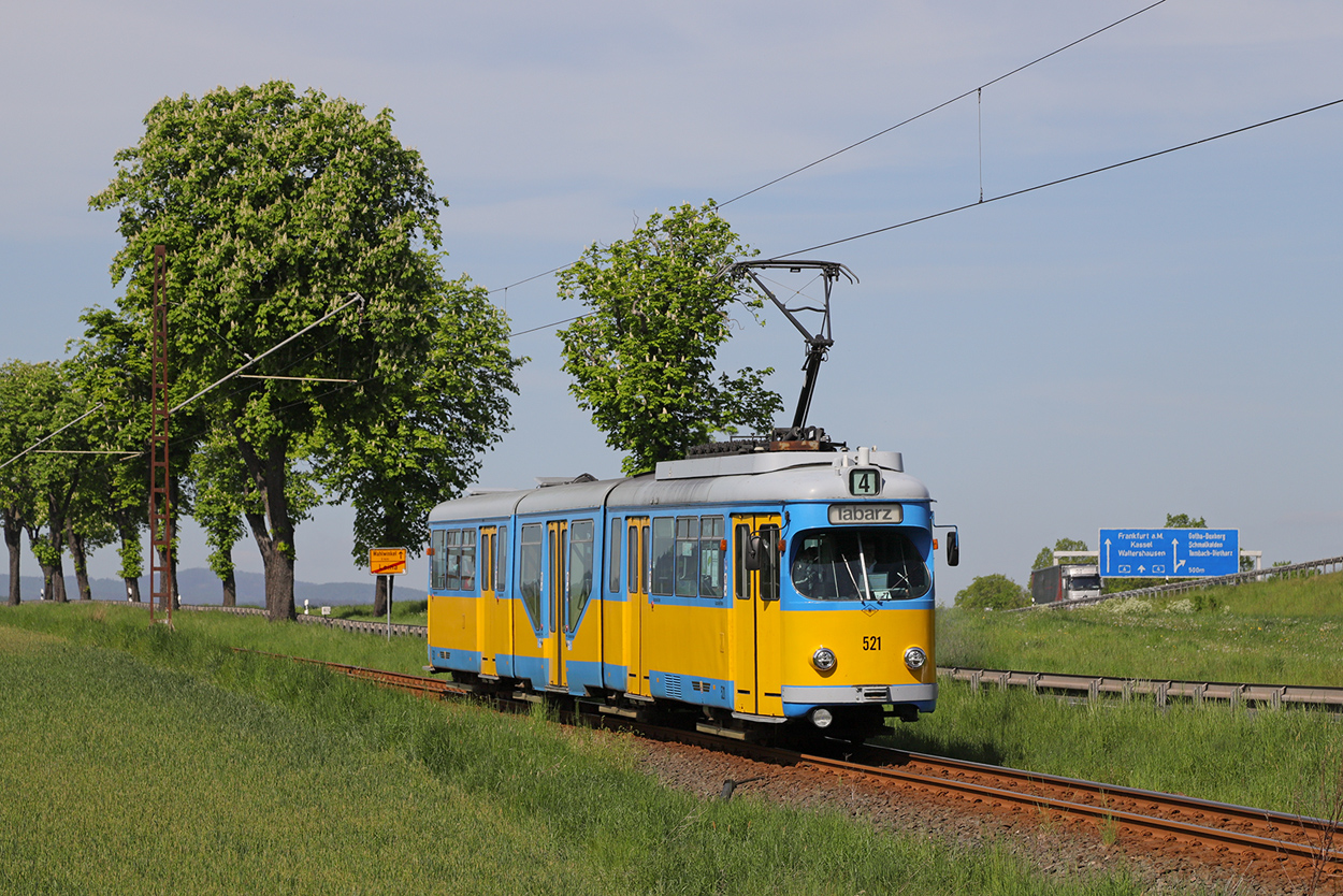 Гота, Duewag GT8NF № 521 Гота, Duewag GT8NF № 521