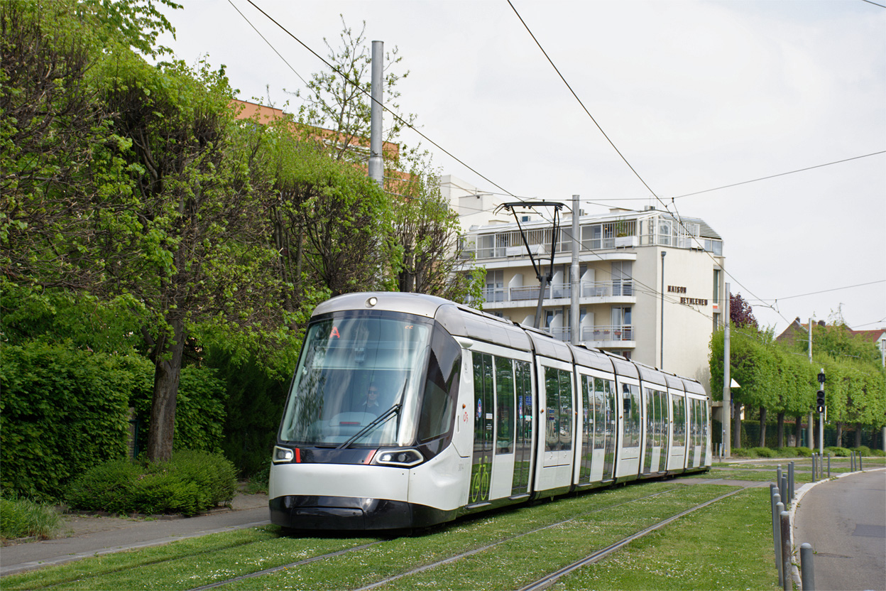 Strasbourg, Alstom Citadis 403NG N°. 3014