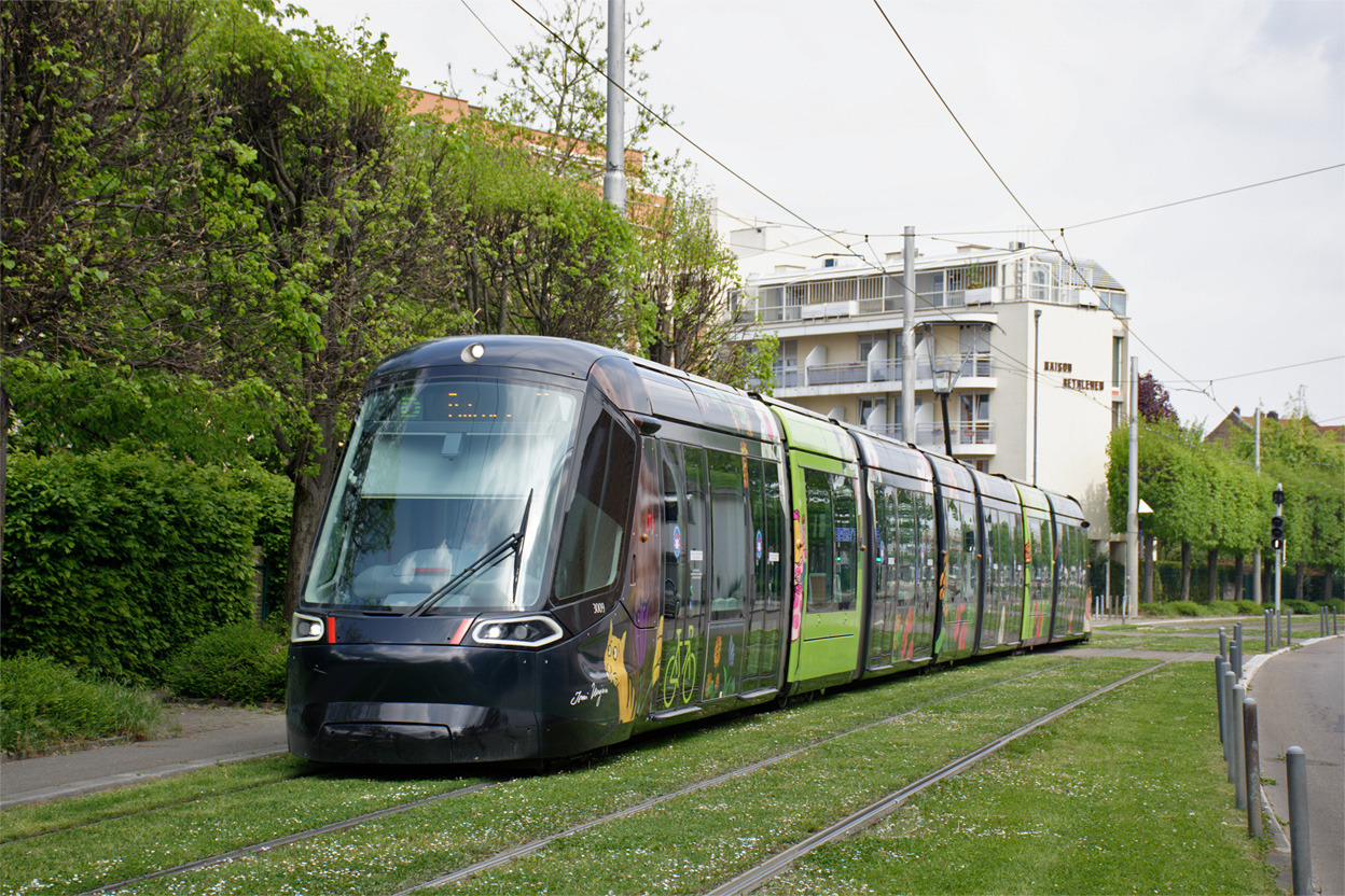 Страсбург, Alstom Citadis 403NG № 3009
