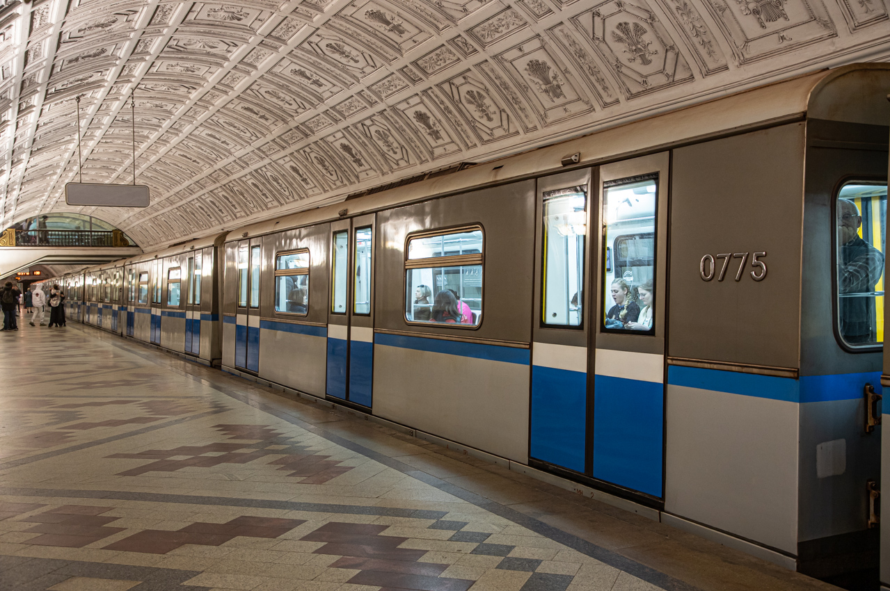 Москва, 81-741.4 «Русич» № 0775; Москва — Выставка подвижного состава и Парад поездов к 87-летию Московского метрополитена 13 — 16 мая 2022