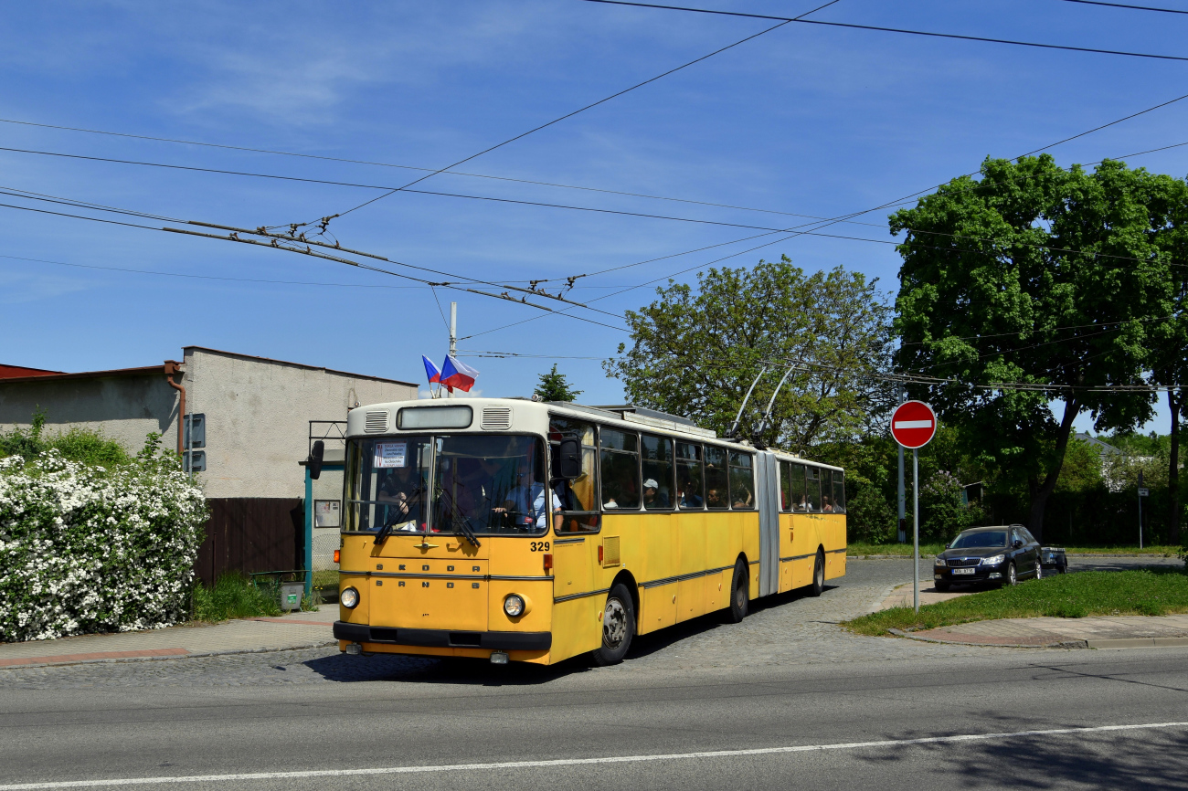 Пардубице, Škoda Sanos S 200 Tr № 329; Пардубице — Празднование 70-летия троллейбусного движения в Пардубице