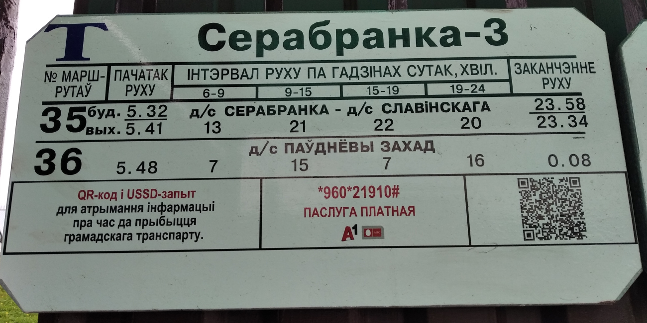 Minsk — Stopping plate