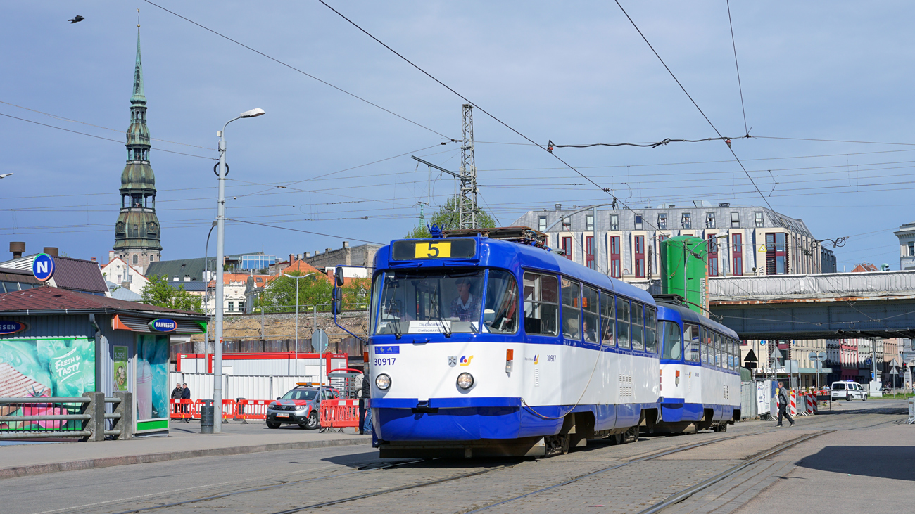 Рига, Tatra T3A № 30917
