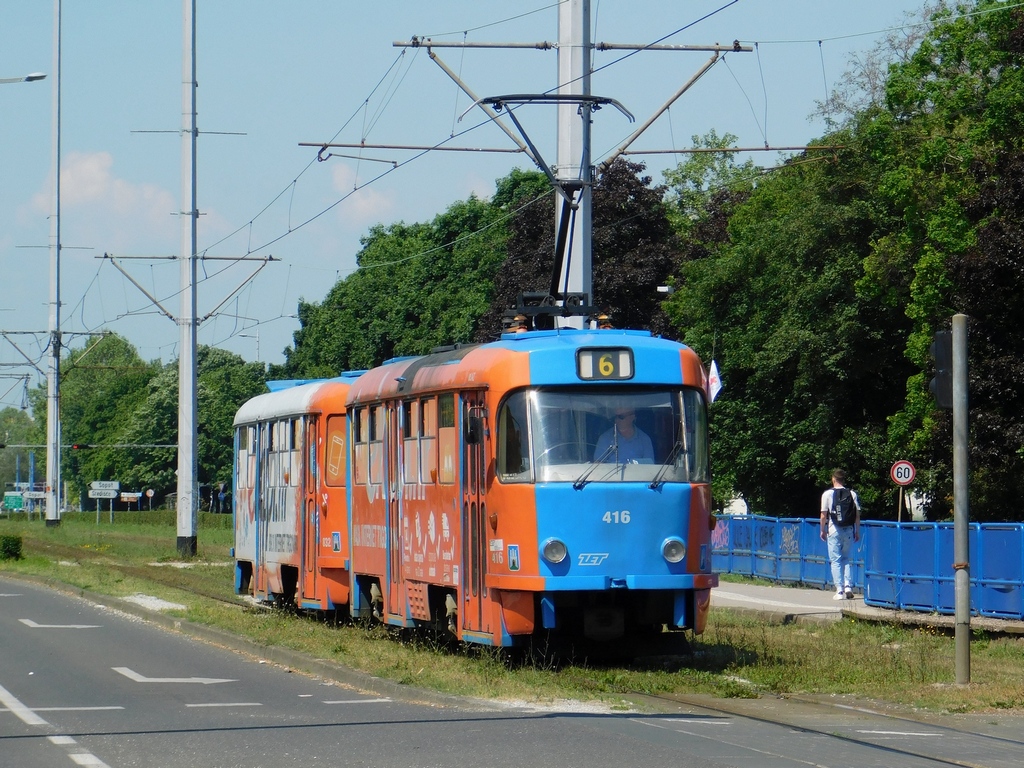 Загреб, Tatra T4YU № 416