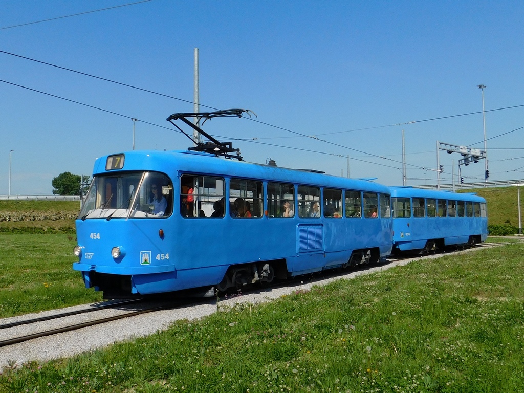 Загреб, Tatra T4YU № 454