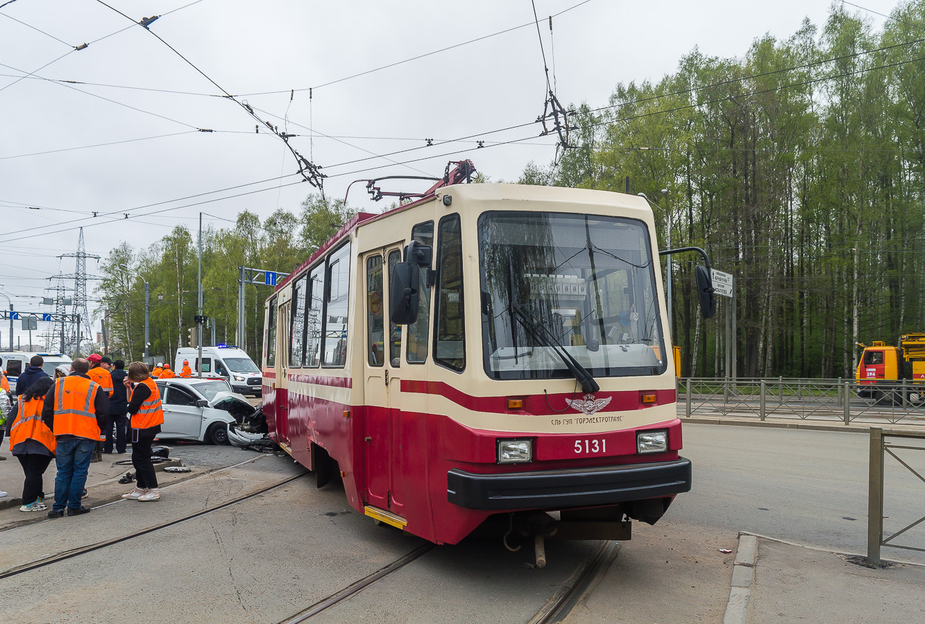 Санкт-Петербург, ЛВС-86К-М № 5131; Санкт-Петербург — Происшествия