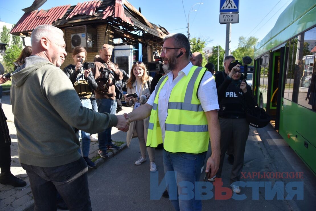 Харьков — Восстановление движения общественного транспорта — 05.2022; Работники электротранспорта