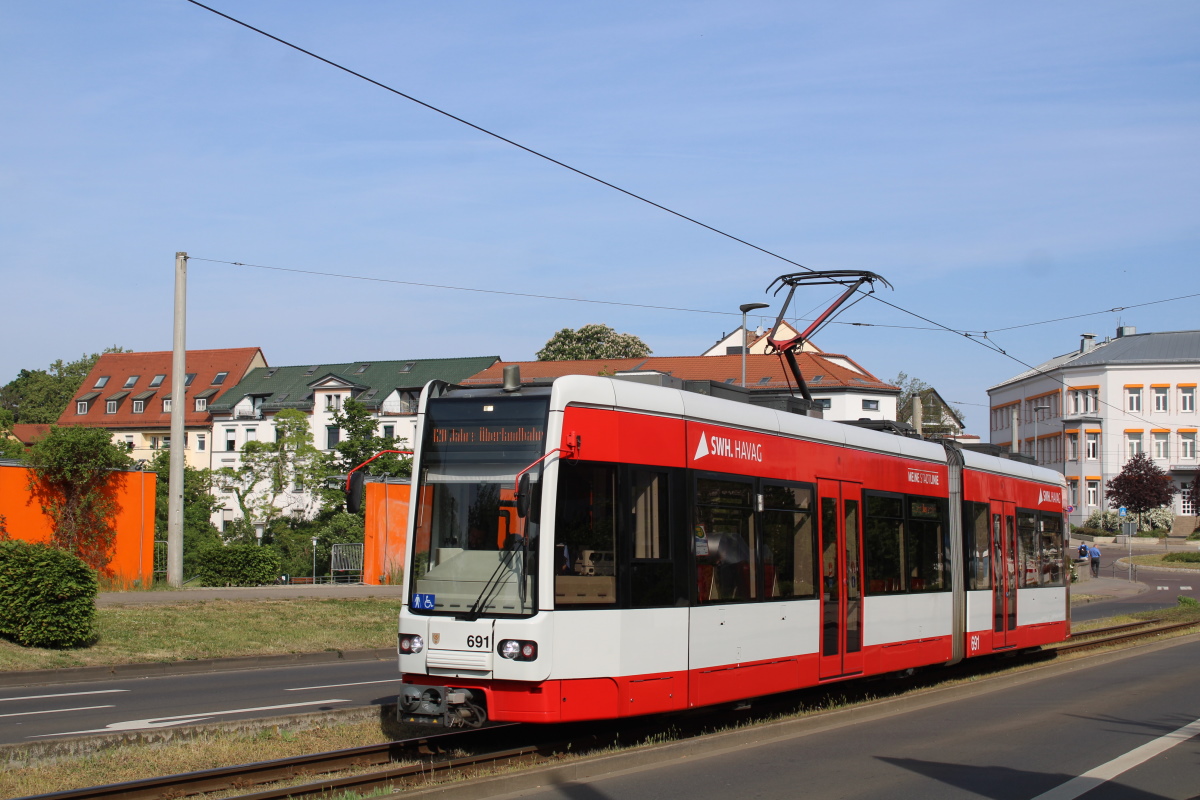 Галле, Bombardier MGT-K № 691
