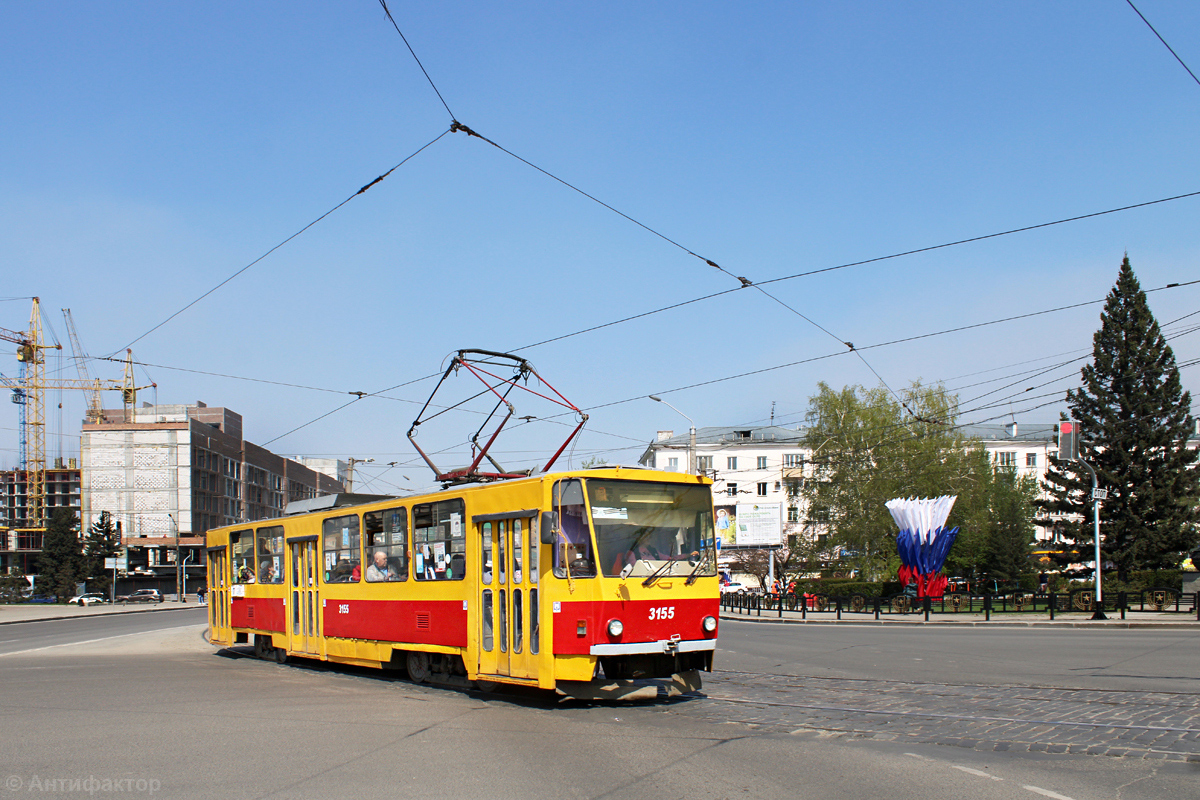 Барнаул, Tatra T6B5SU № 3155