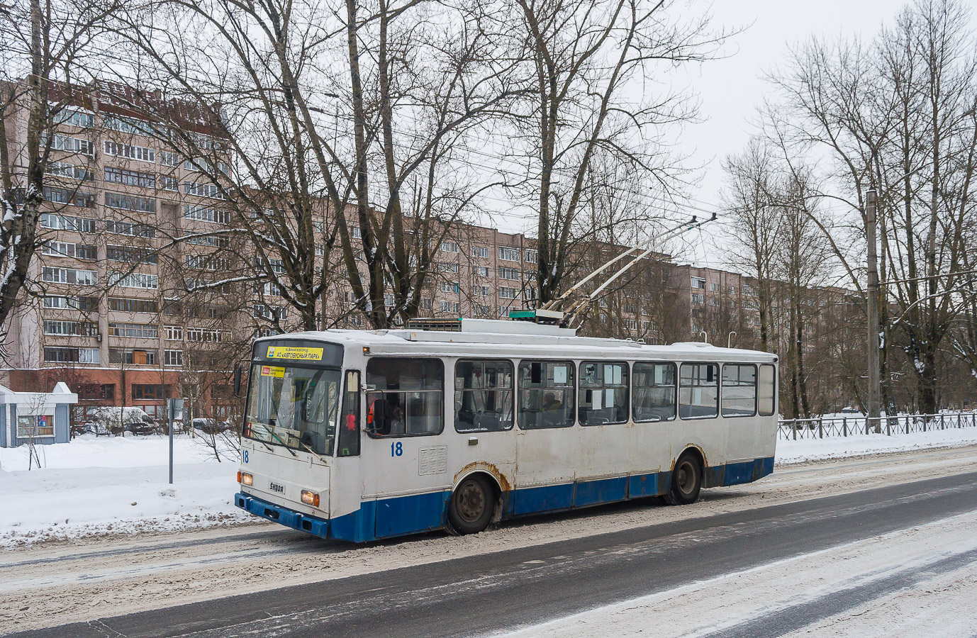 Великий Новгород, Škoda 14TrM (ВМЗ) № 18