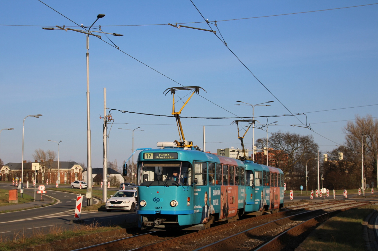 Острава, Tatra T3R.P № 1027