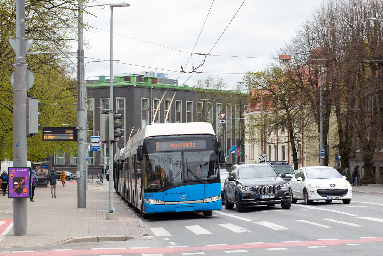 Tallinn, Solaris Trollino III 18 AC № 443