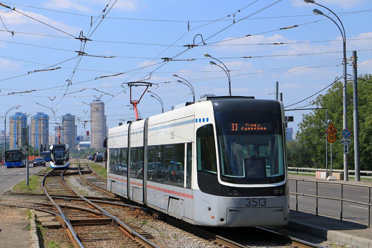 Москва, 71-414 (Pesa Fokstrot) № 3513