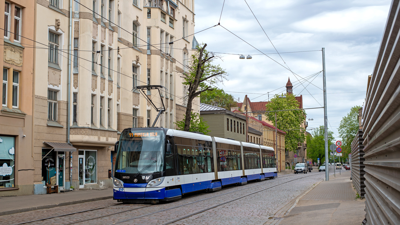 Рига, Škoda 15T2А ForCity Alfa Riga № 58523